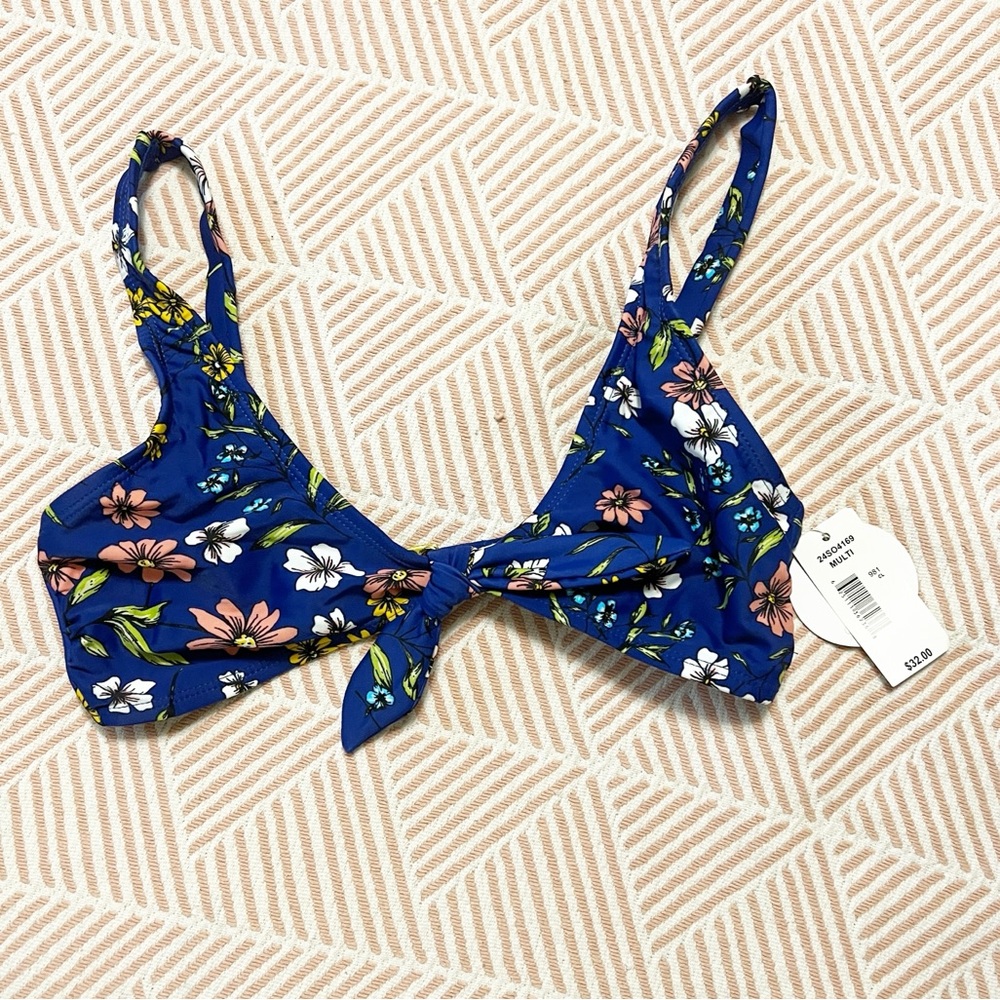 Hot Water Floral Bikini Top M NWT - Picture 1 of 4